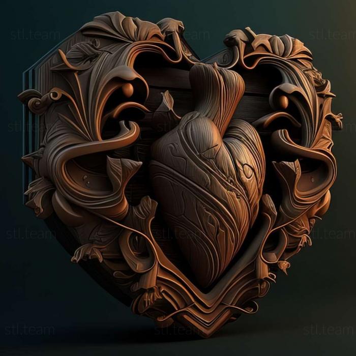 3D model Heart of Darkness game (STL)